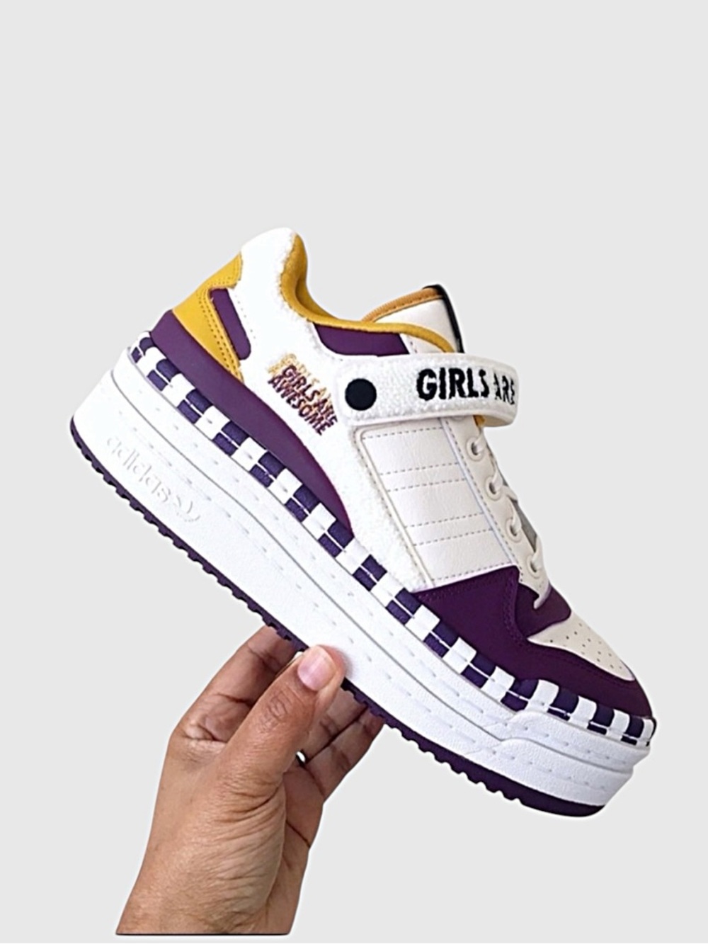 Adidas Triple Platforum Low Girls Are Awesome Women’s Platform Sneakers - Picture 2 of 11